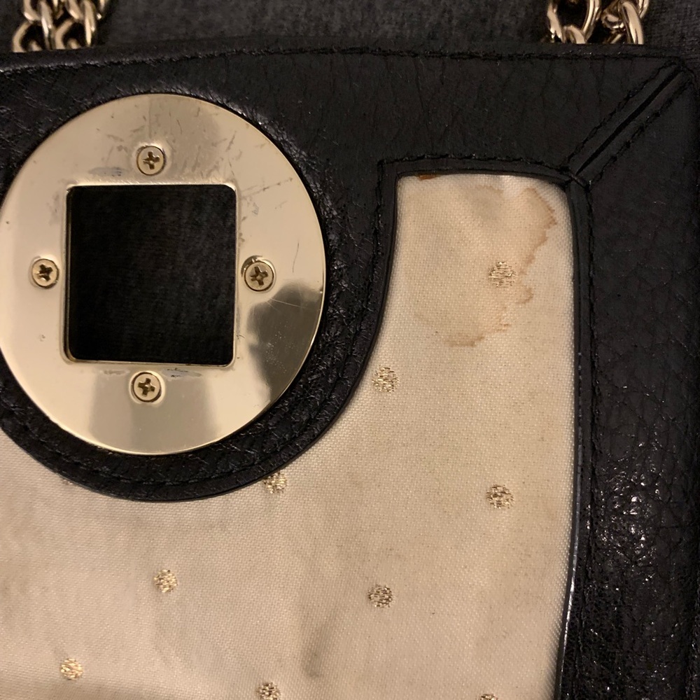 Kate Spade Gold and Leather Purse ! - Picture 4 of 5